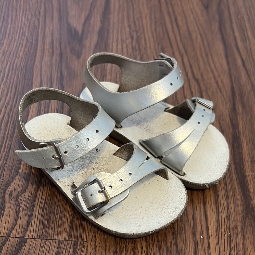 Kids Silver Sea Wees Sandals